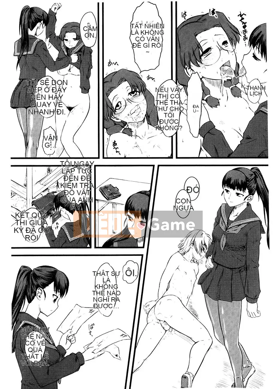 (Phiên bản một trang) [clover] 嫐 ~Tôi bị cưỡng hiếp tập thể bởi những nữ sinh siêu buồn~