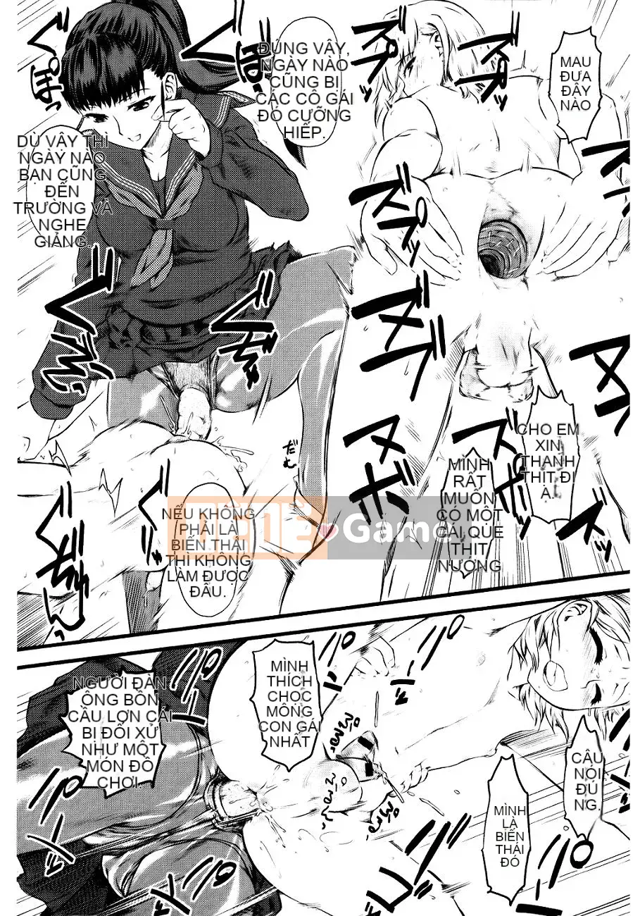 (Phiên bản một trang) [clover] 嫐 ~Tôi bị cưỡng hiếp tập thể bởi những nữ sinh siêu buồn~