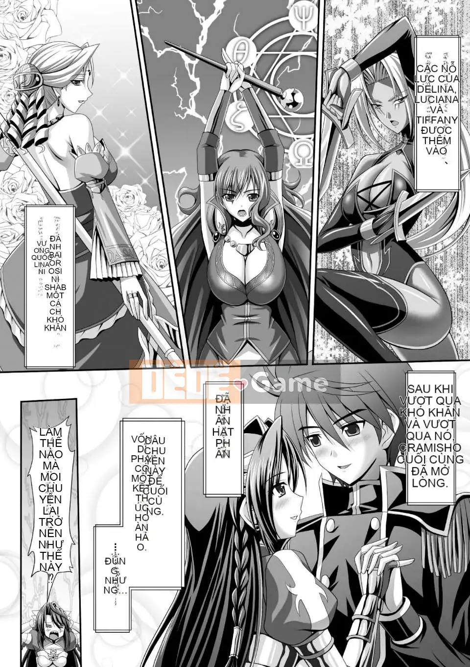 [Night Đau khổ cá nhân hóa Han] (Truyện tranh người lớn) [Jinbo Gyokuran & Takeuchi Ken] Đám cưới hậu cung Tuần trăng mật ngọt ngào