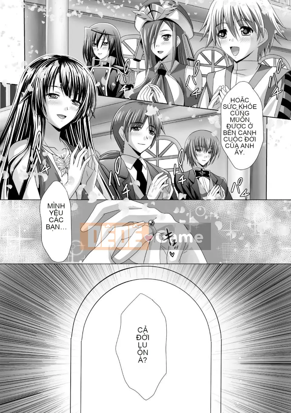 [Night Đau khổ cá nhân hóa Han] (Truyện tranh người lớn) [Jinbo Gyokuran & Takeuchi Ken] Đám cưới hậu cung Tuần trăng mật ngọt ngào