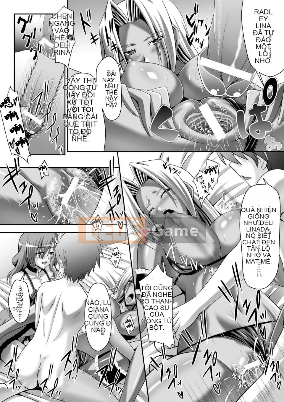 [Night Đau khổ cá nhân hóa Han] (Truyện tranh người lớn) [Jinbo Gyokuran & Takeuchi Ken] Đám cưới hậu cung Tuần trăng mật ngọt ngào