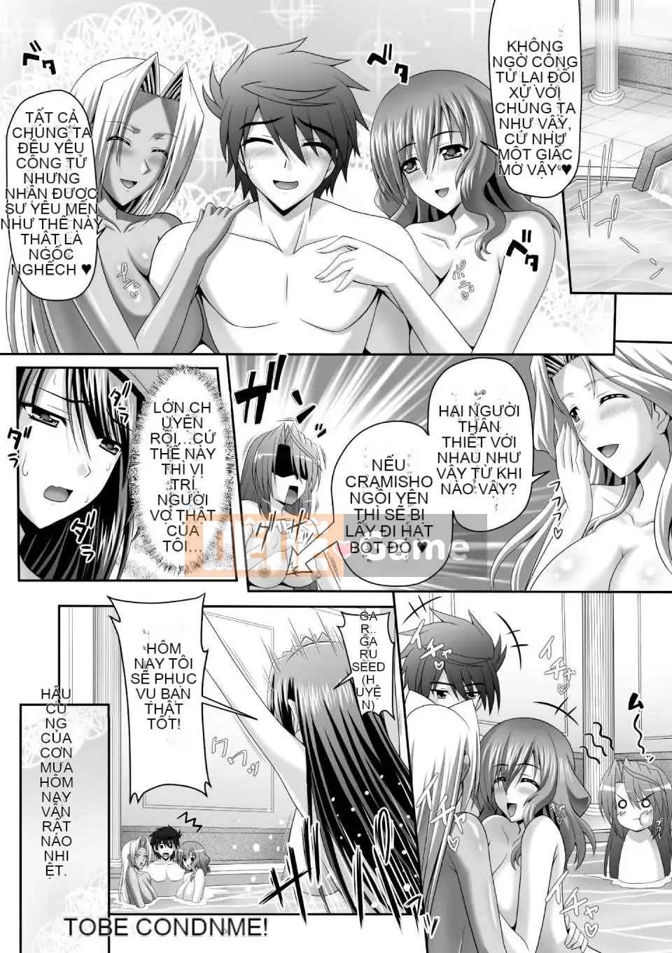 [Night Đau khổ cá nhân hóa Han] (Truyện tranh người lớn) [Jinbo Gyokuran & Takeuchi Ken] Đám cưới hậu cung Tuần trăng mật ngọt ngào