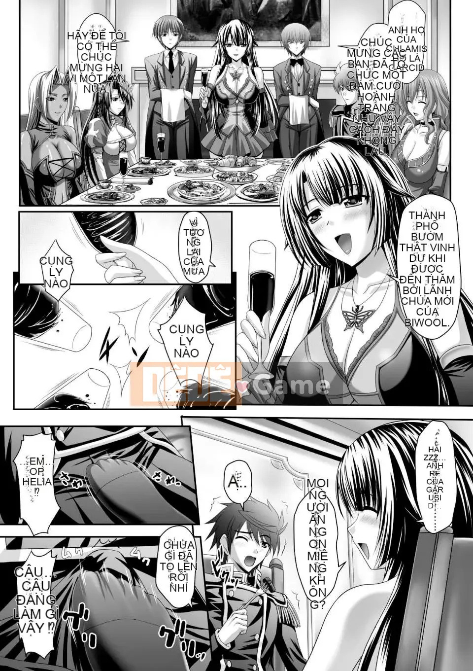 [Night Đau khổ cá nhân hóa Han] (Truyện tranh người lớn) [Jinbo Gyokuran & Takeuchi Ken] Đám cưới hậu cung Tuần trăng mật ngọt ngào