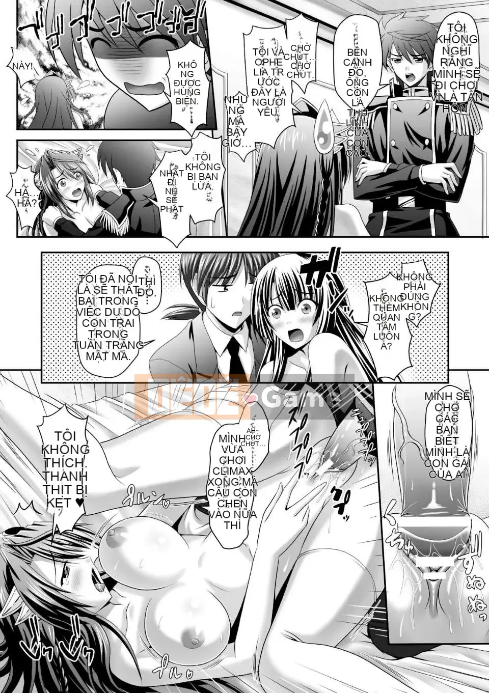 [Night Đau khổ cá nhân hóa Han] (Truyện tranh người lớn) [Jinbo Gyokuran & Takeuchi Ken] Đám cưới hậu cung Tuần trăng mật ngọt ngào