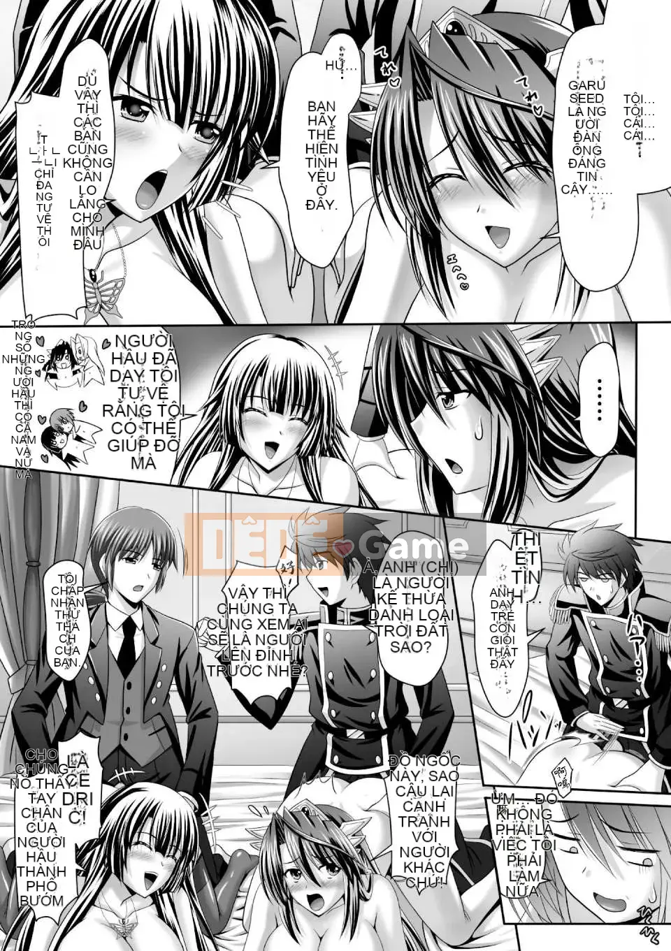 [Night Đau khổ cá nhân hóa Han] (Truyện tranh người lớn) [Jinbo Gyokuran & Takeuchi Ken] Đám cưới hậu cung Tuần trăng mật ngọt ngào