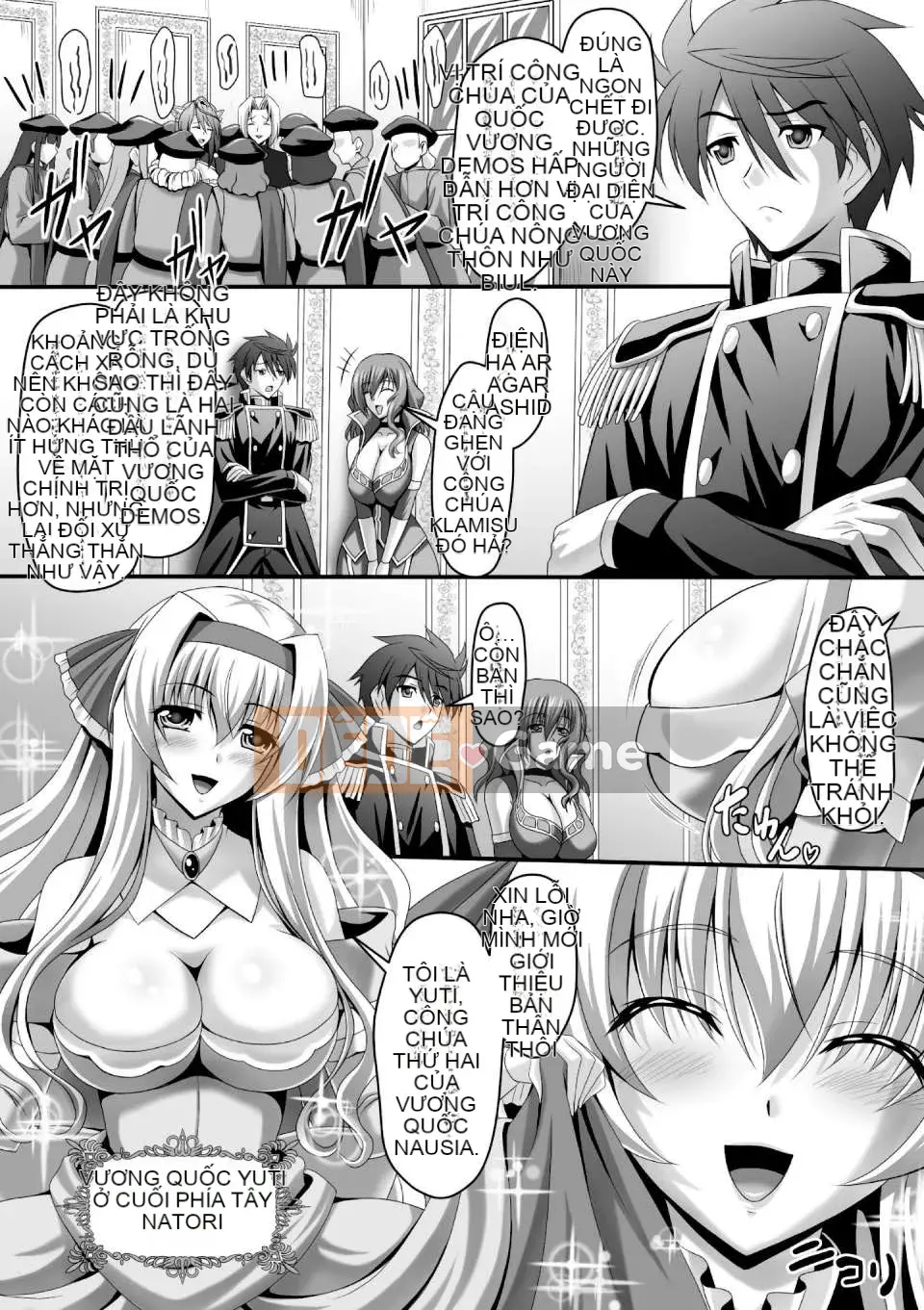 [Night Đau khổ cá nhân hóa Han] (Truyện tranh người lớn) [Jinbo Gyokuran & Takeuchi Ken] Đám cưới hậu cung Tuần trăng mật ngọt ngào