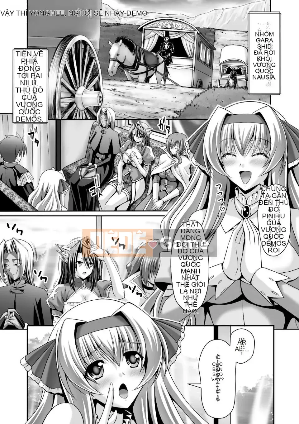 [Night Đau khổ cá nhân hóa Han] (Truyện tranh người lớn) [Jinbo Gyokuran & Takeuchi Ken] Đám cưới hậu cung Tuần trăng mật ngọt ngào