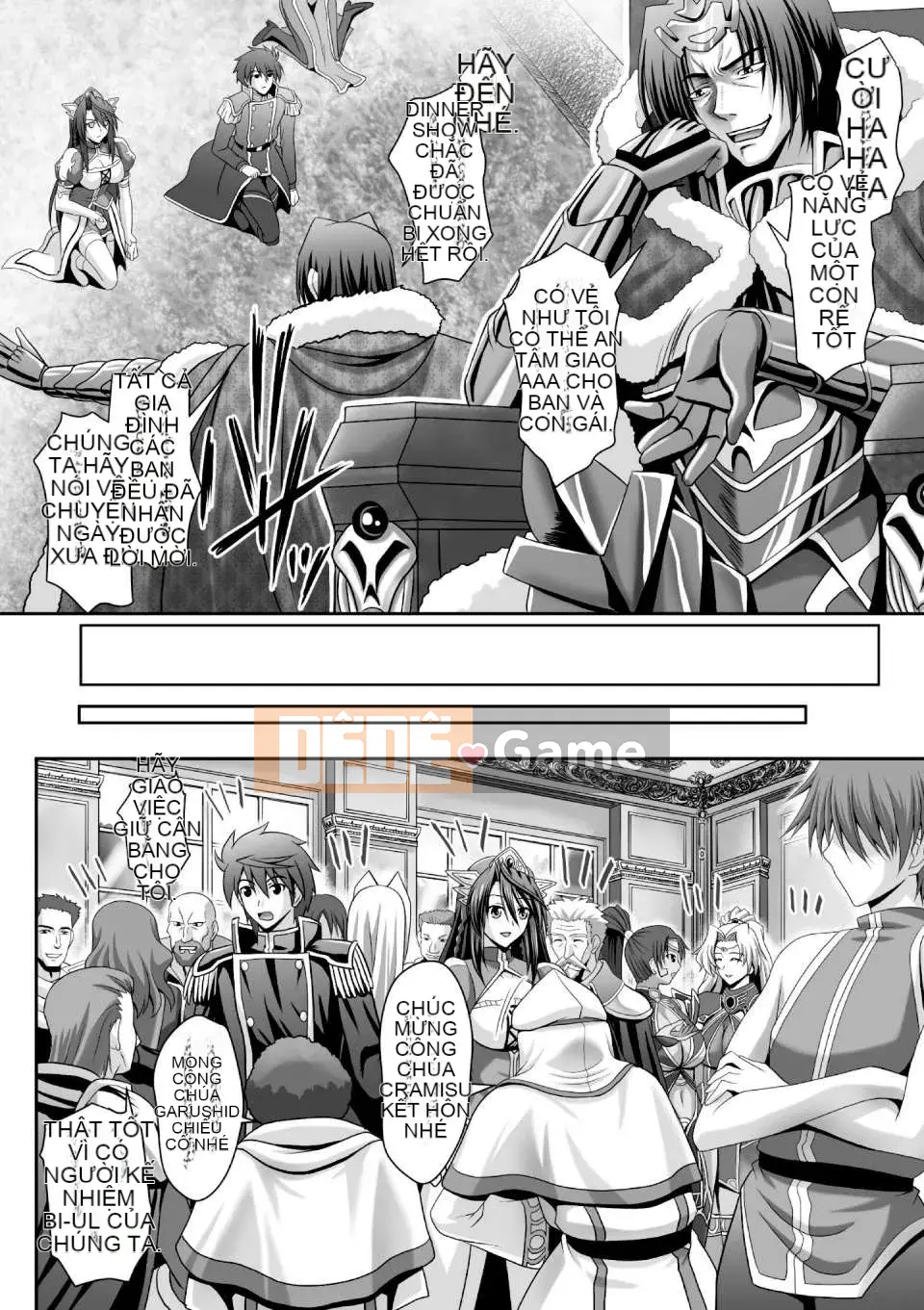 [Night Đau khổ cá nhân hóa Han] (Truyện tranh người lớn) [Jinbo Gyokuran & Takeuchi Ken] Đám cưới hậu cung Tuần trăng mật ngọt ngào