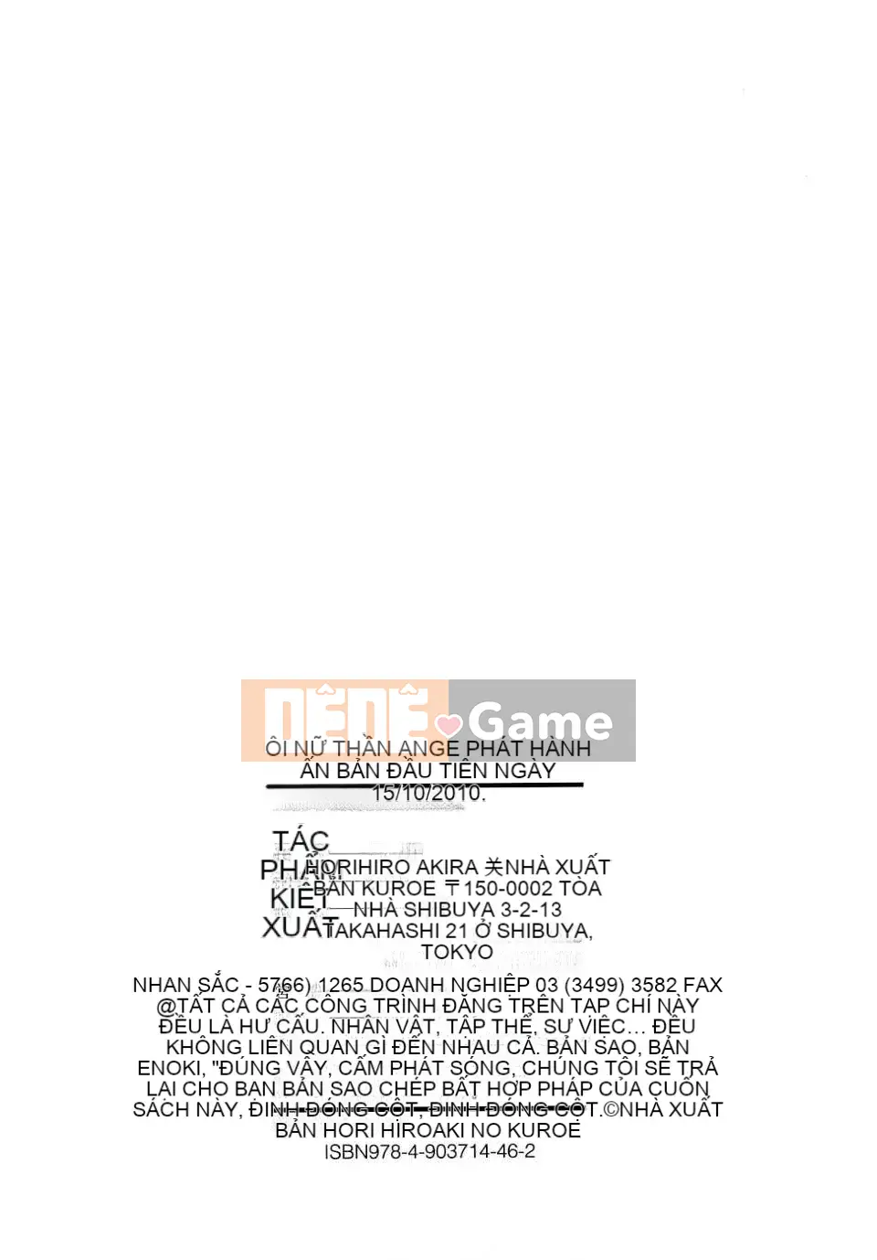 [Hiroaki Hori] Ah Nữ thần