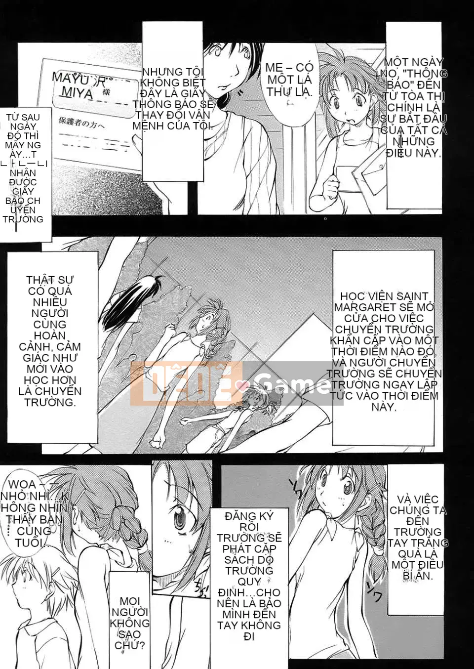 [Wu Dai Nagi] Học viện St. Margaret Tiếng Trung đen trắng
