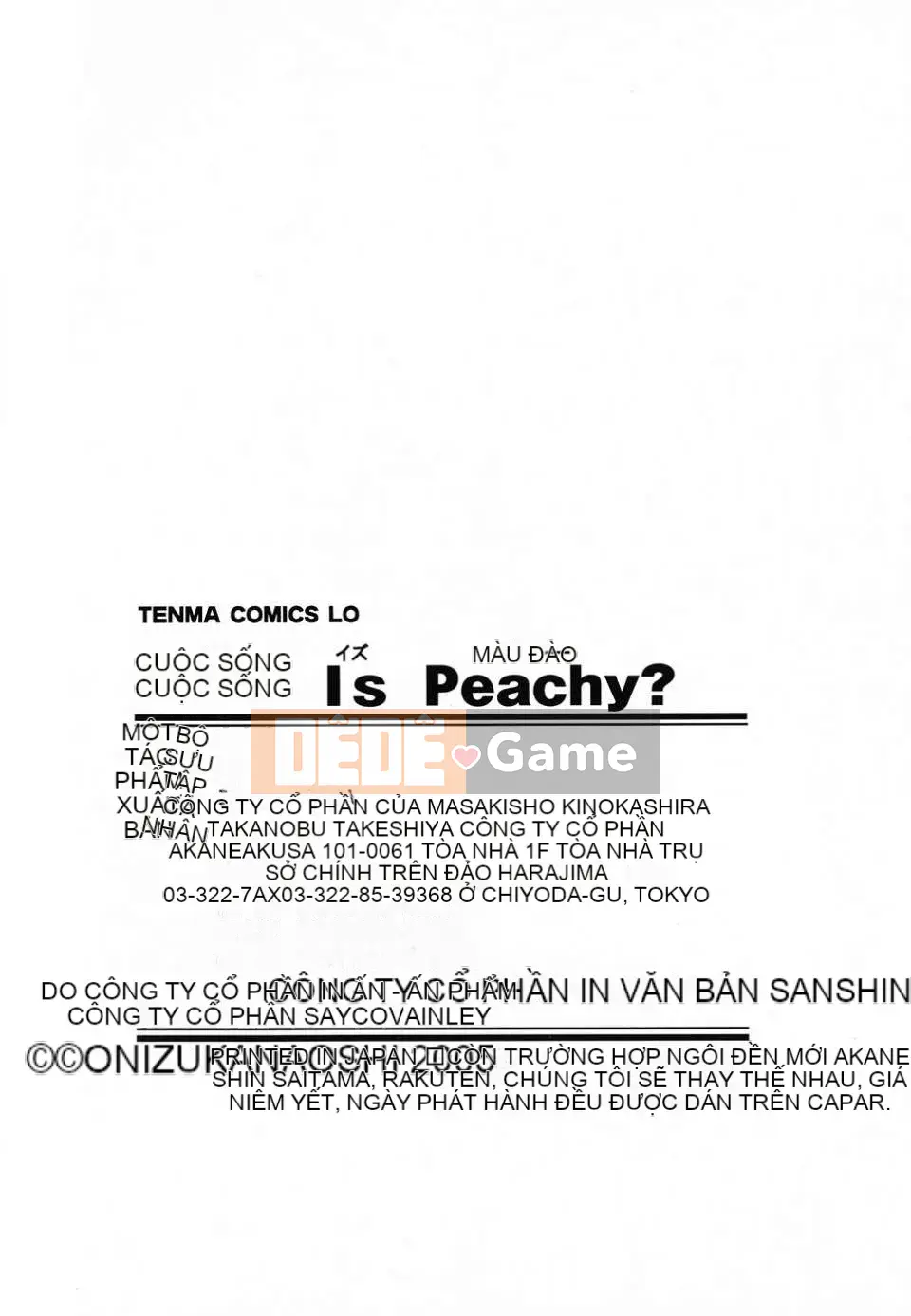 [Onitsuka Nao] Cuộc sống thật tươi đẹp?