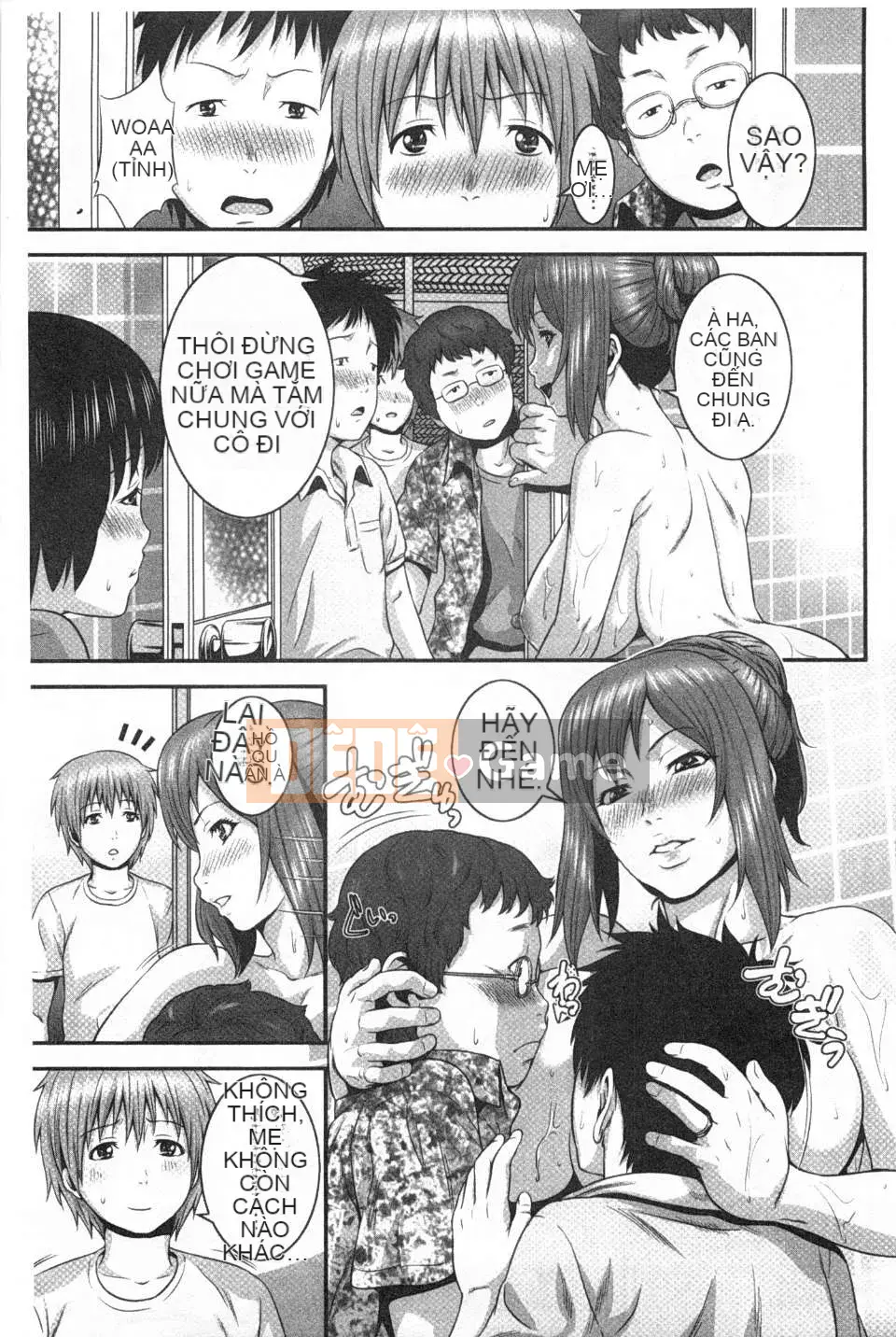 [Ếch con Tanji] cháu gái Saddle và mẹ hiếp dâm tập thể đen tối càn quét bản đồ]