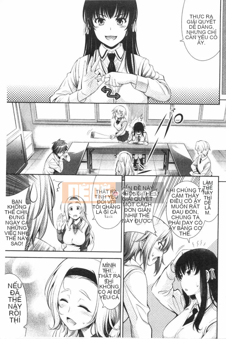 [ヤスイリオスケ] Love Don't Want School [Tiếng Trung] [Dark Scanning Picture]