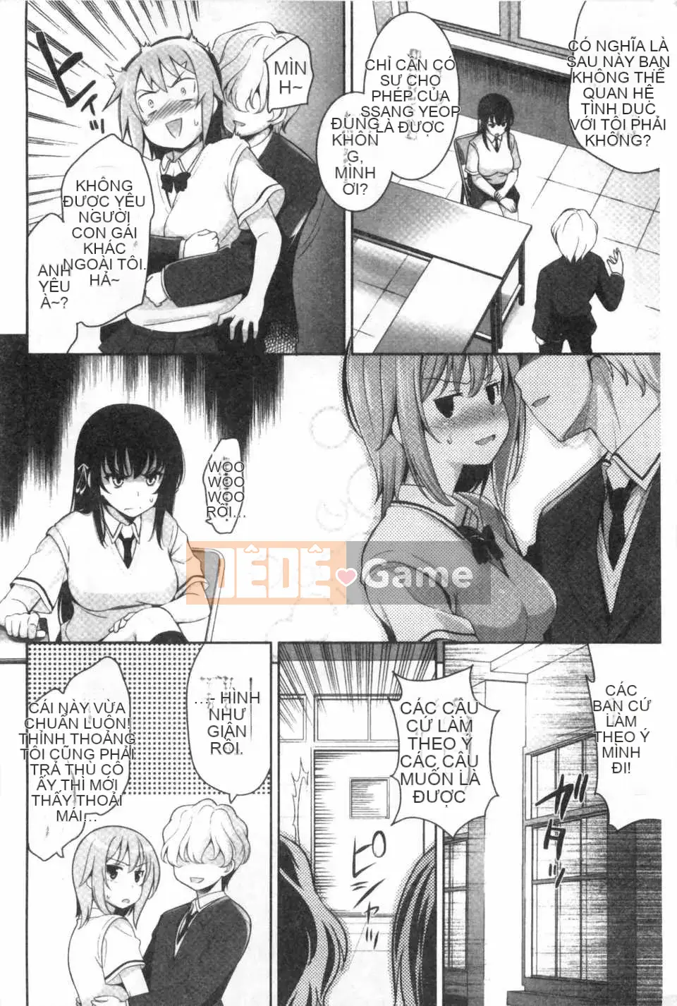 [ヤスイリオスケ] Love Don't Want School [Tiếng Trung] [Dark Scanning Picture]