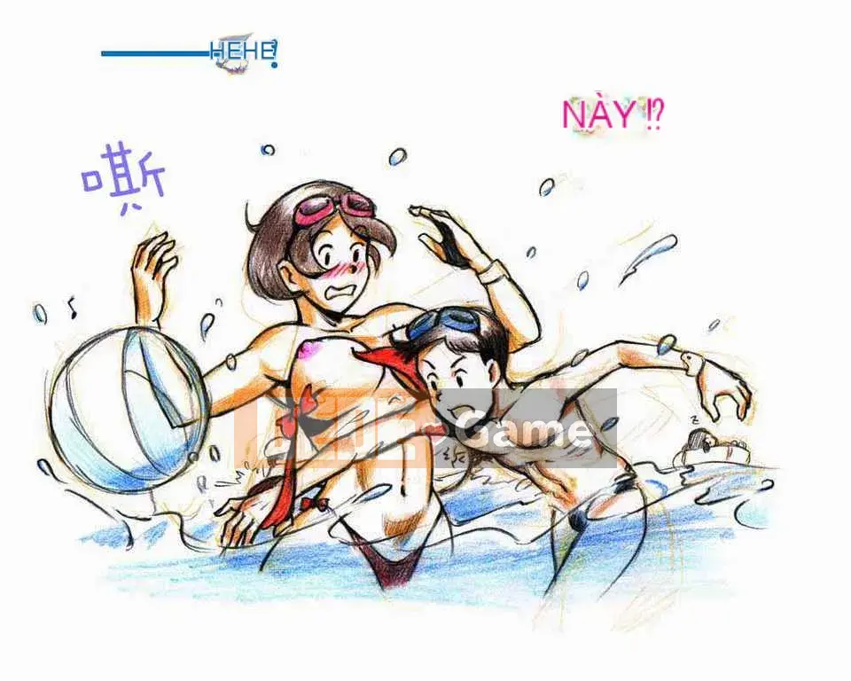 [Name Gakuen 016][pink-noise (Mizuiro Megane)] Mamasho Time Midsummer Pool Hen[Baiduban][60MB]