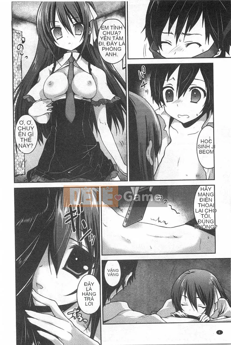 (Truyện tranh người lớn) [Amanagi men ngọc] Hôn tôi và chạm vào tôi nhiều hơn [Tiếng Trung] [Bản đồ quét gió và bóng tối đen]