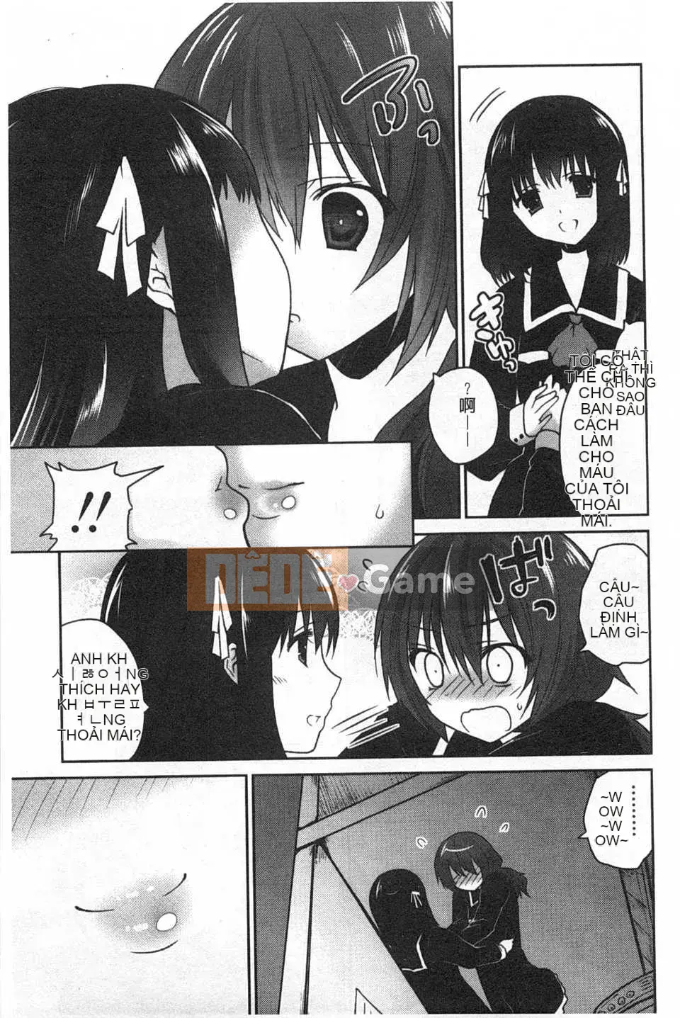 (Truyện tranh người lớn) [Amanagi men ngọc] Hôn tôi và chạm vào tôi nhiều hơn [Tiếng Trung] [Bản đồ quét gió và bóng tối đen]