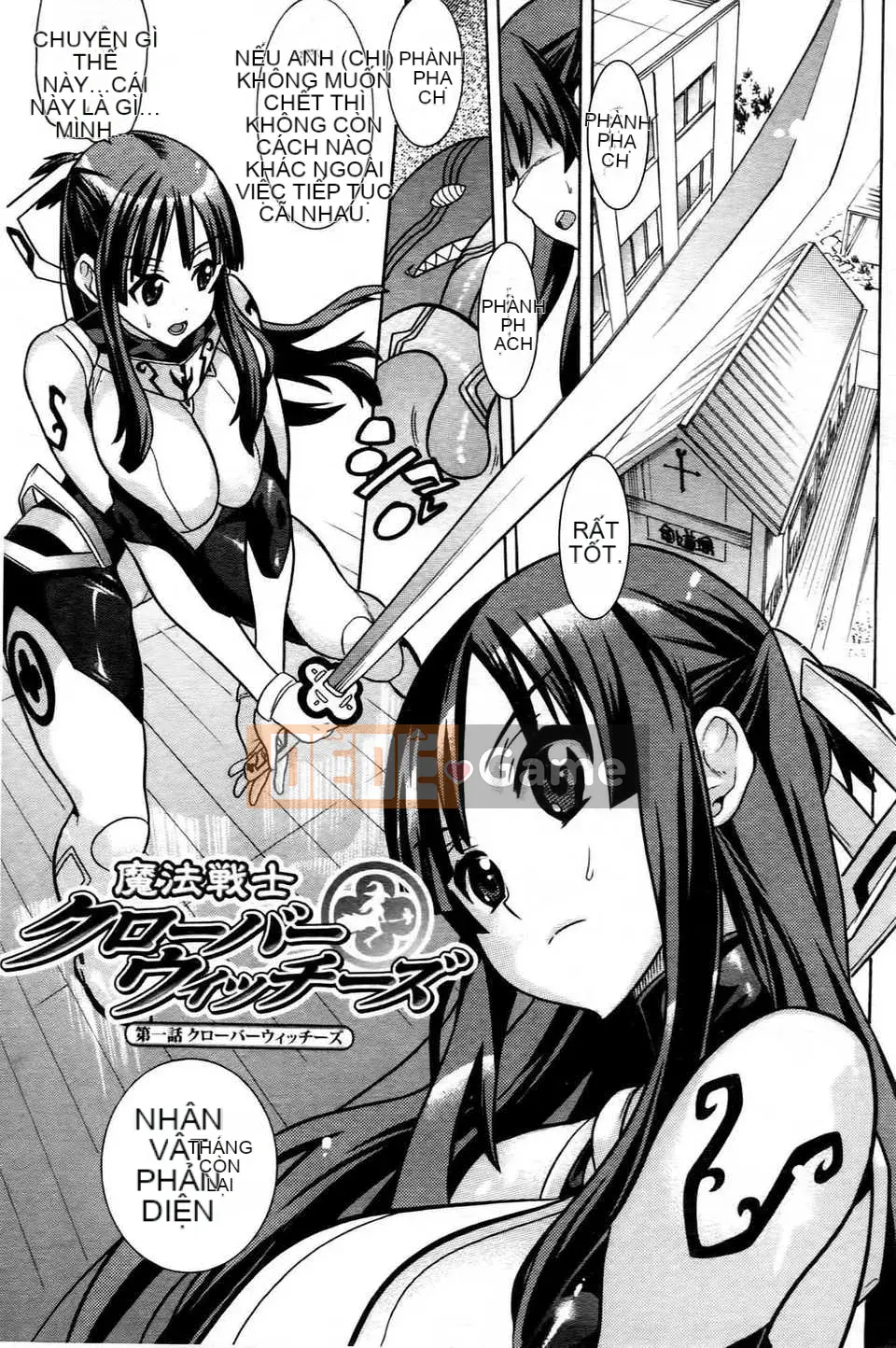 (Seijin Comic) [Tendo Masae] Mahou Senshi Clover Witches [tiếng Trung]