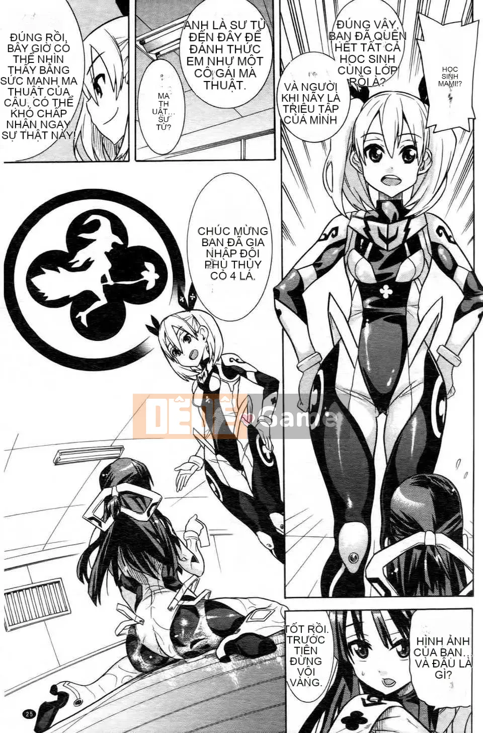 (Seijin Comic) [Tendo Masae] Mahou Senshi Clover Witches [tiếng Trung]