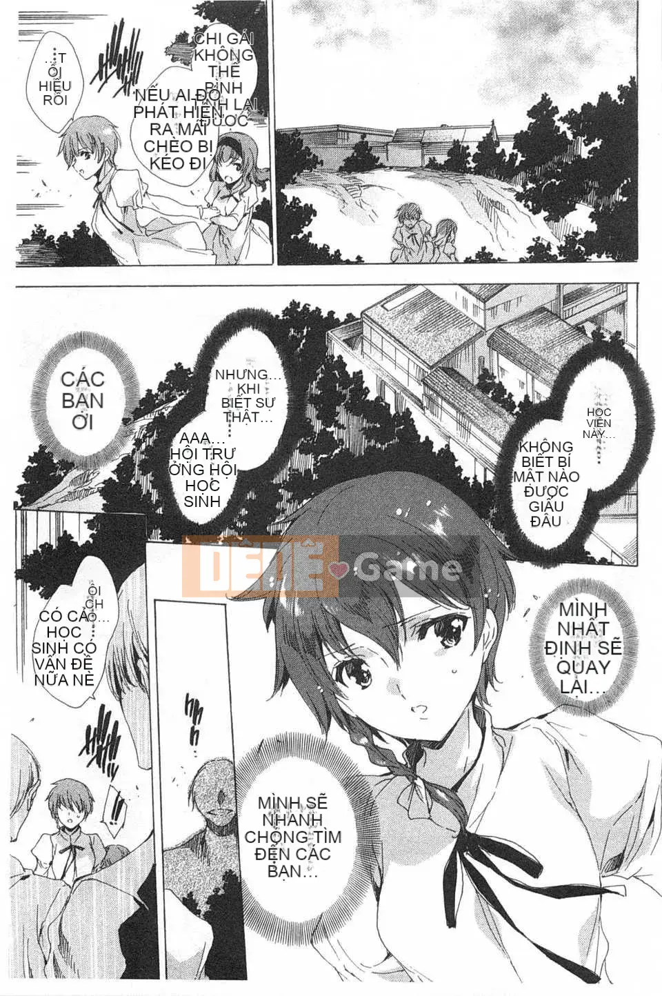 [Yuga Naoha] Trong khu vườn của ngôi trường linh thiêng [Tiếng Trung] [Bản đồ càn quét bóng tối đen]