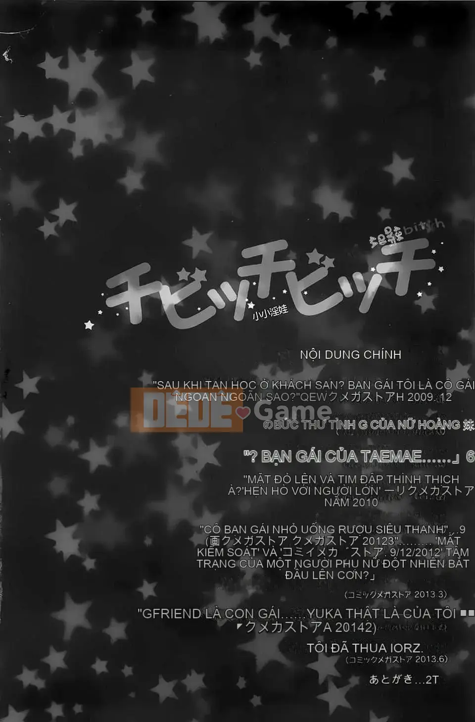 [Bản đồ quét BOJJ][Thấp] Chibitch Bitch