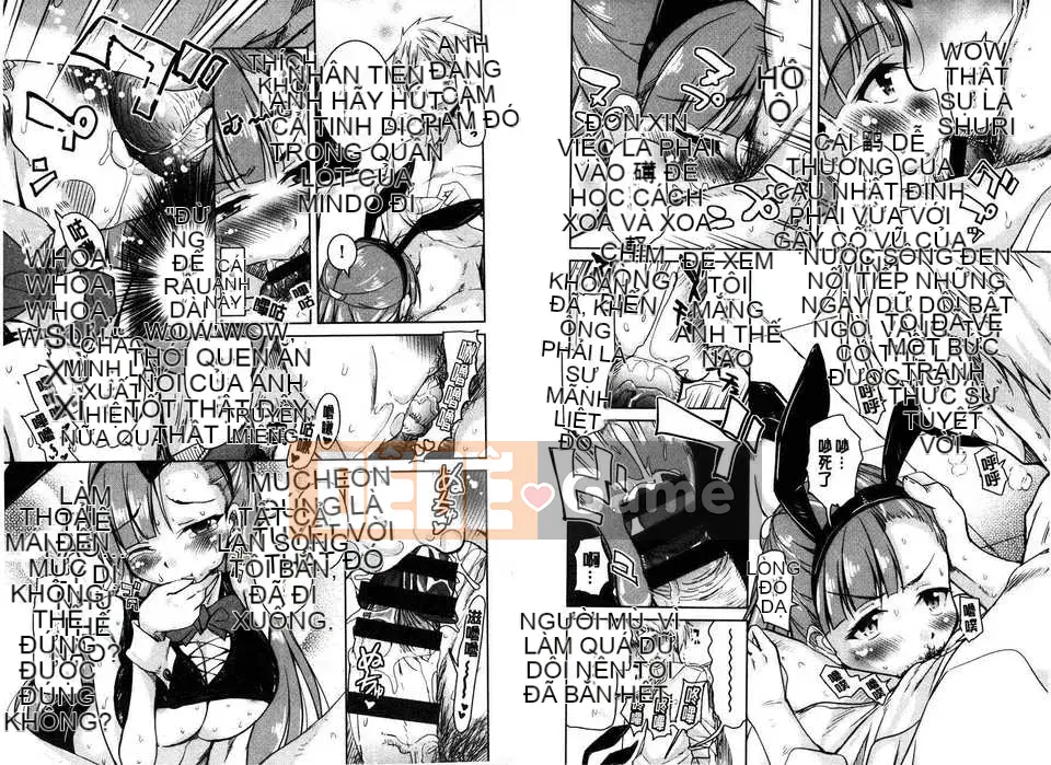 [Narusawa Kei] March Rabbits After School (Tranh sơn dầu Myanmar)[New World C2316]