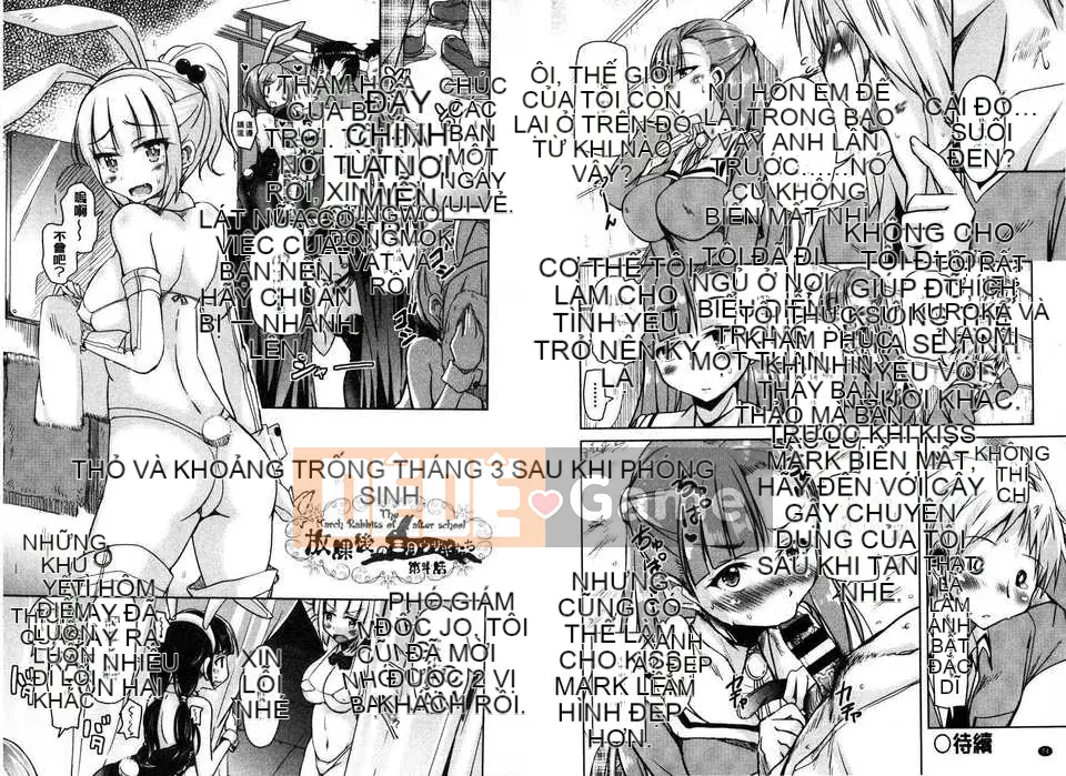 [Narusawa Kei] March Rabbits After School (Tranh sơn dầu Myanmar)[New World C2316]