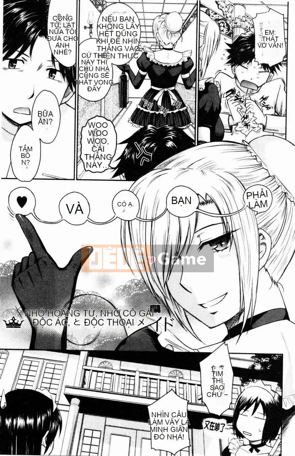 [Tsukino Jougi] Hoàng tử bất hạnh và cô hầu gái cay độc