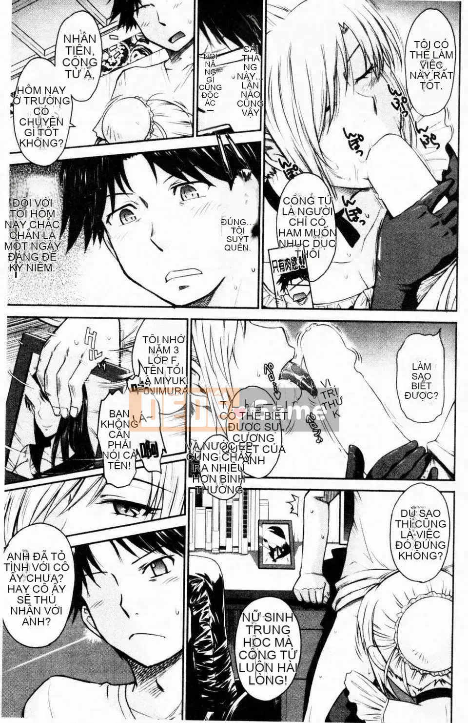 [Tsukino Jougi] Hoàng tử bất hạnh và cô hầu gái cay độc