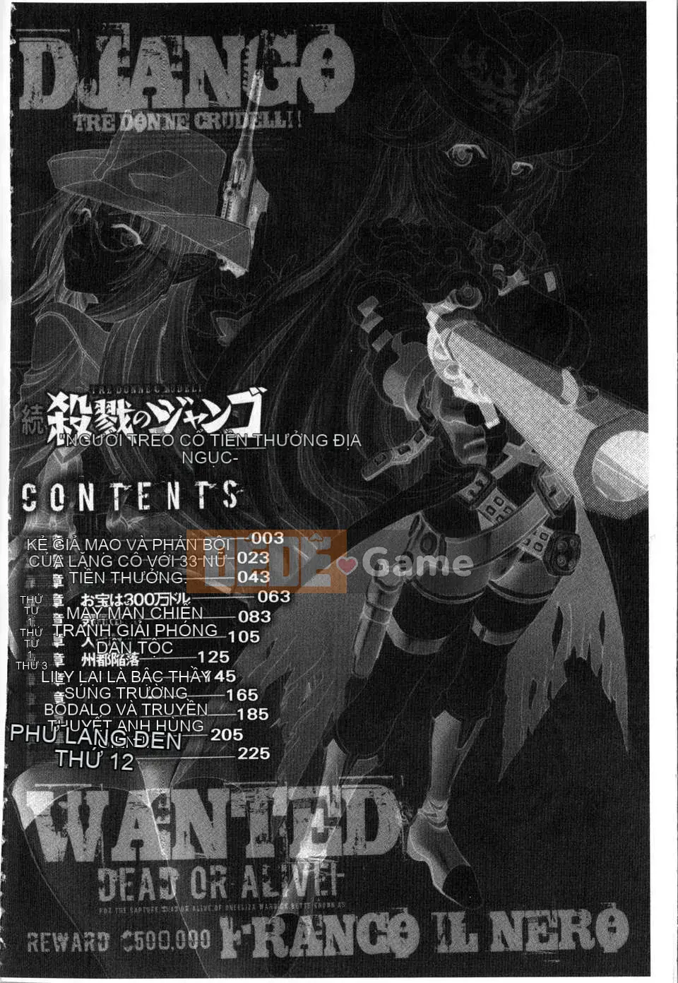 [Yagamidai + Urobuchi Gen]-Tiếp tục Django of Slaughter ~Hell's Bounty~