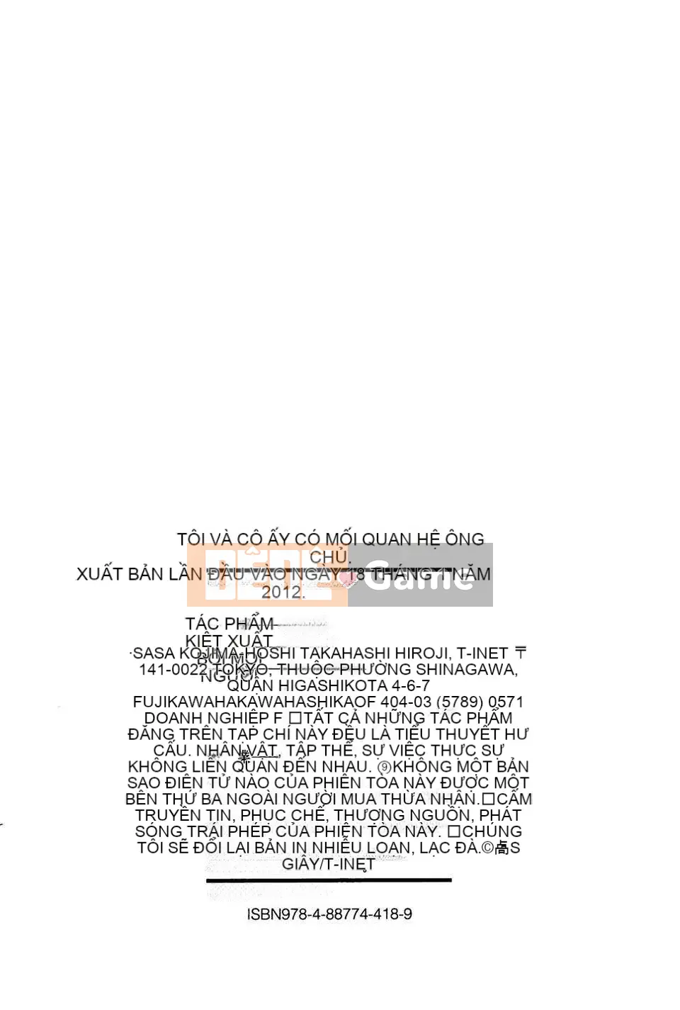 [Kojima Sa] Tôi và mối quan hệ chủ tớ của cô ấy