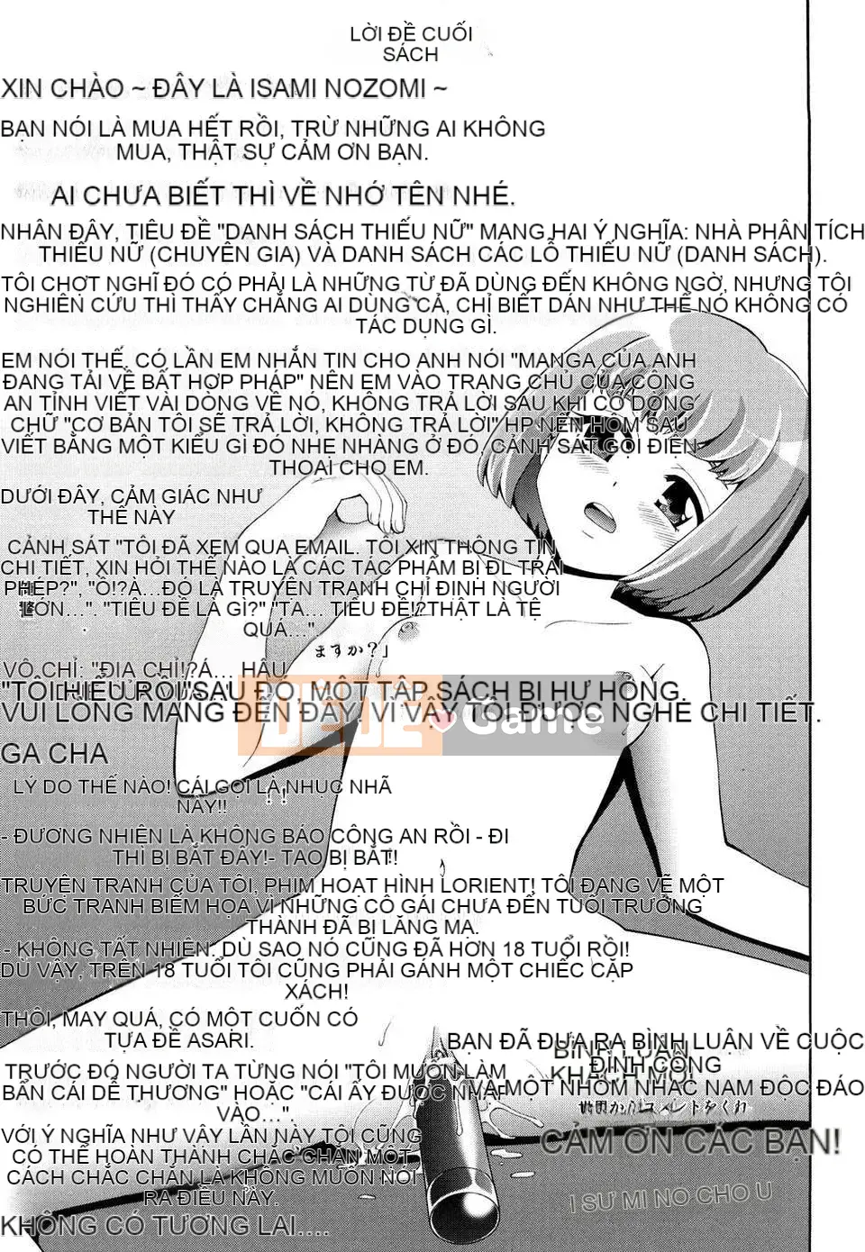 [Isami Nozomi] Danh sách Shoujo Ana