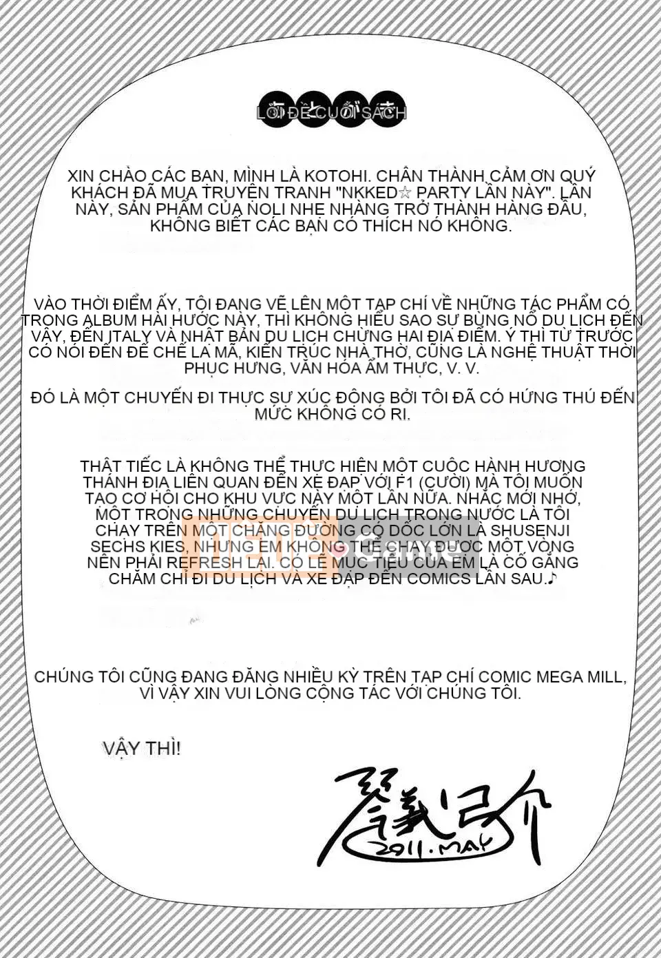 [Kotoyoshi Yusuke] BÊN Khỏa thân☆