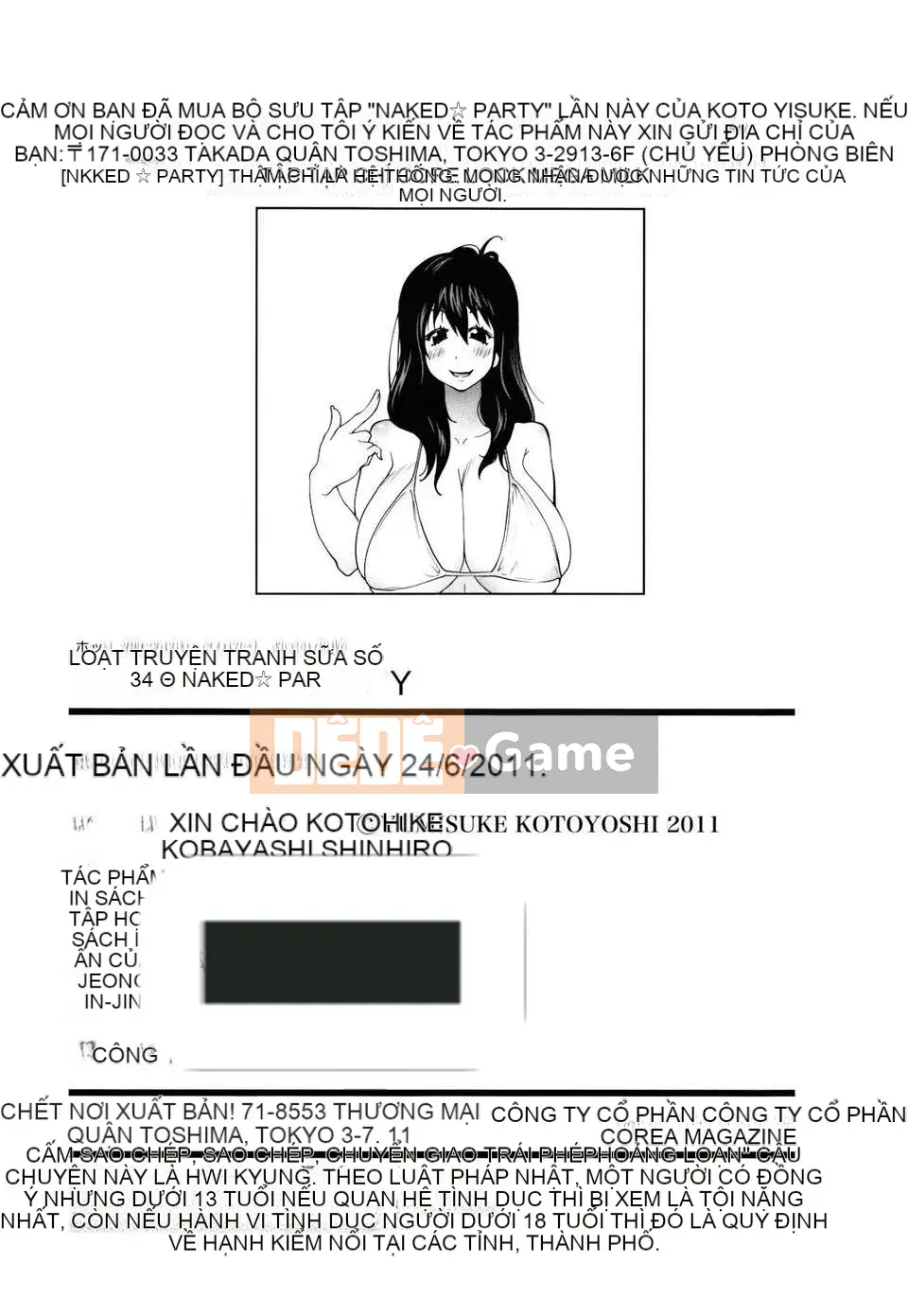 [Kotoyoshi Yusuke] BÊN Khỏa thân☆
