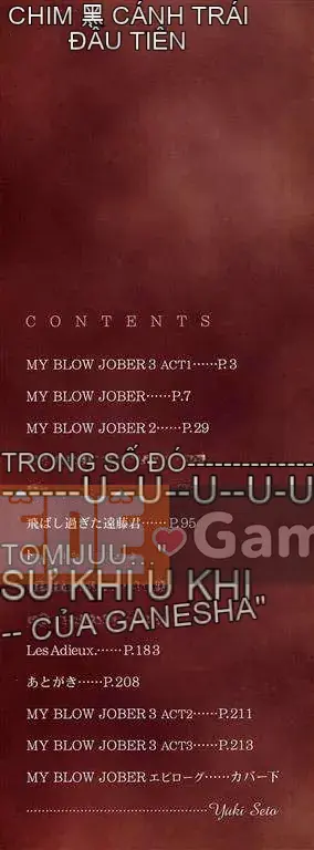 [Seto Yuuki] Stringend (NGƯỜI THỔI CỦA TÔI)