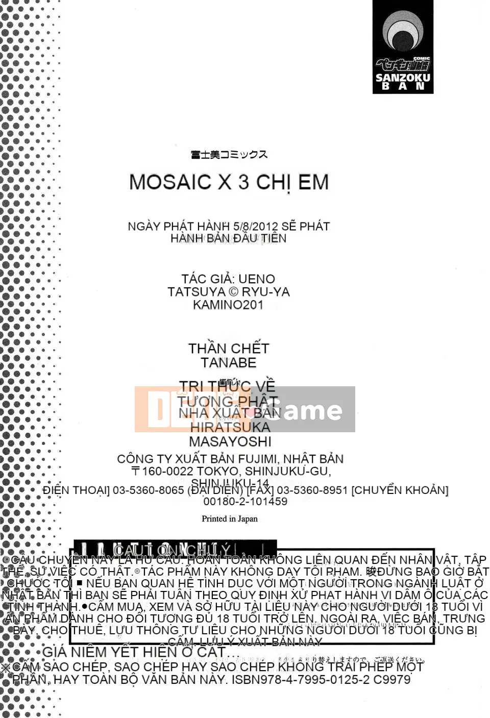 [Tatsuya Ueno] Mosaic x Three Sisters [a1...Remap] (15p mới)