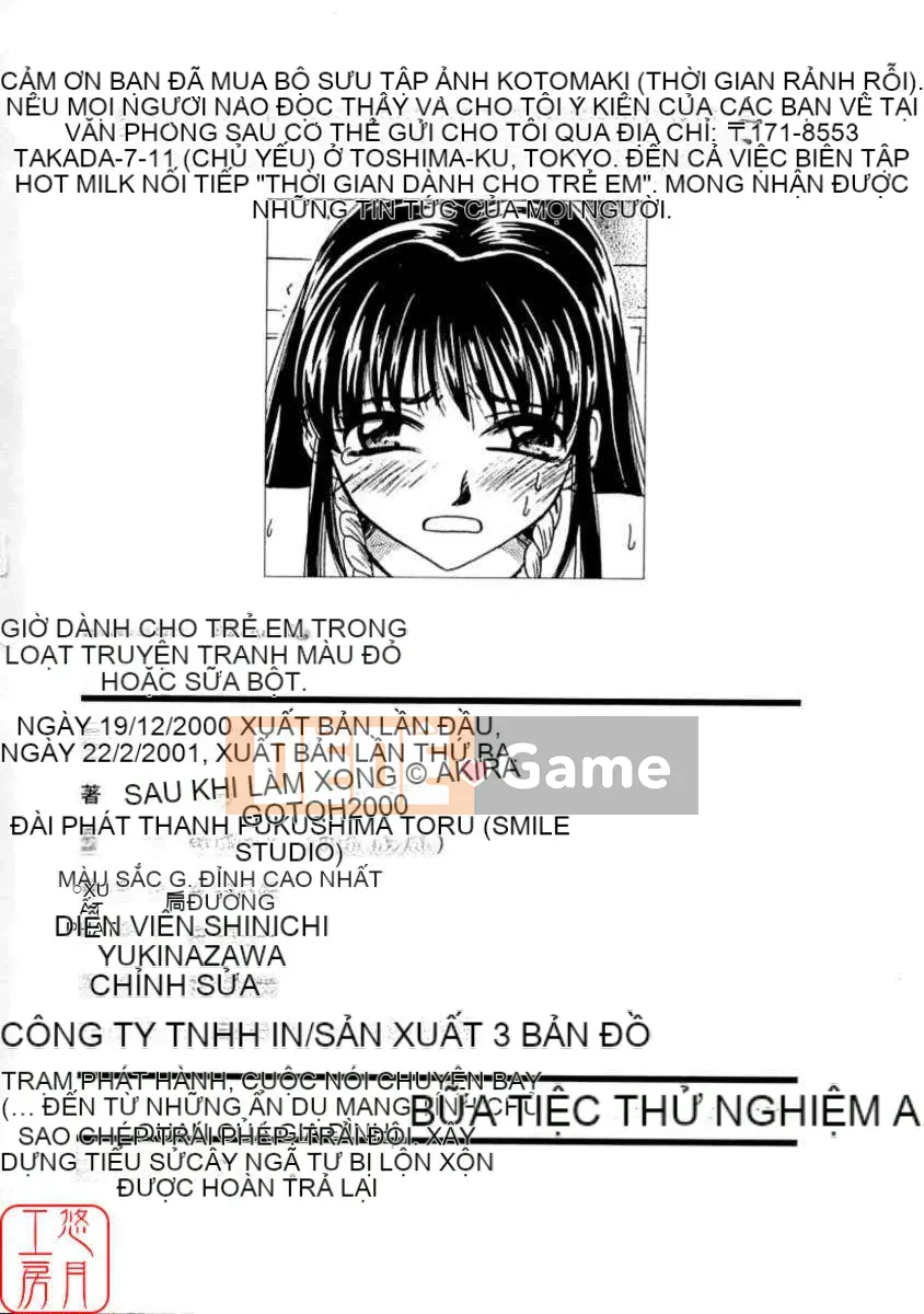 [Akira Goto] Thời thơ ấu Tập 01