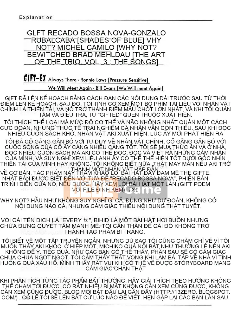 [Sho Higashiyama] Quà tặng