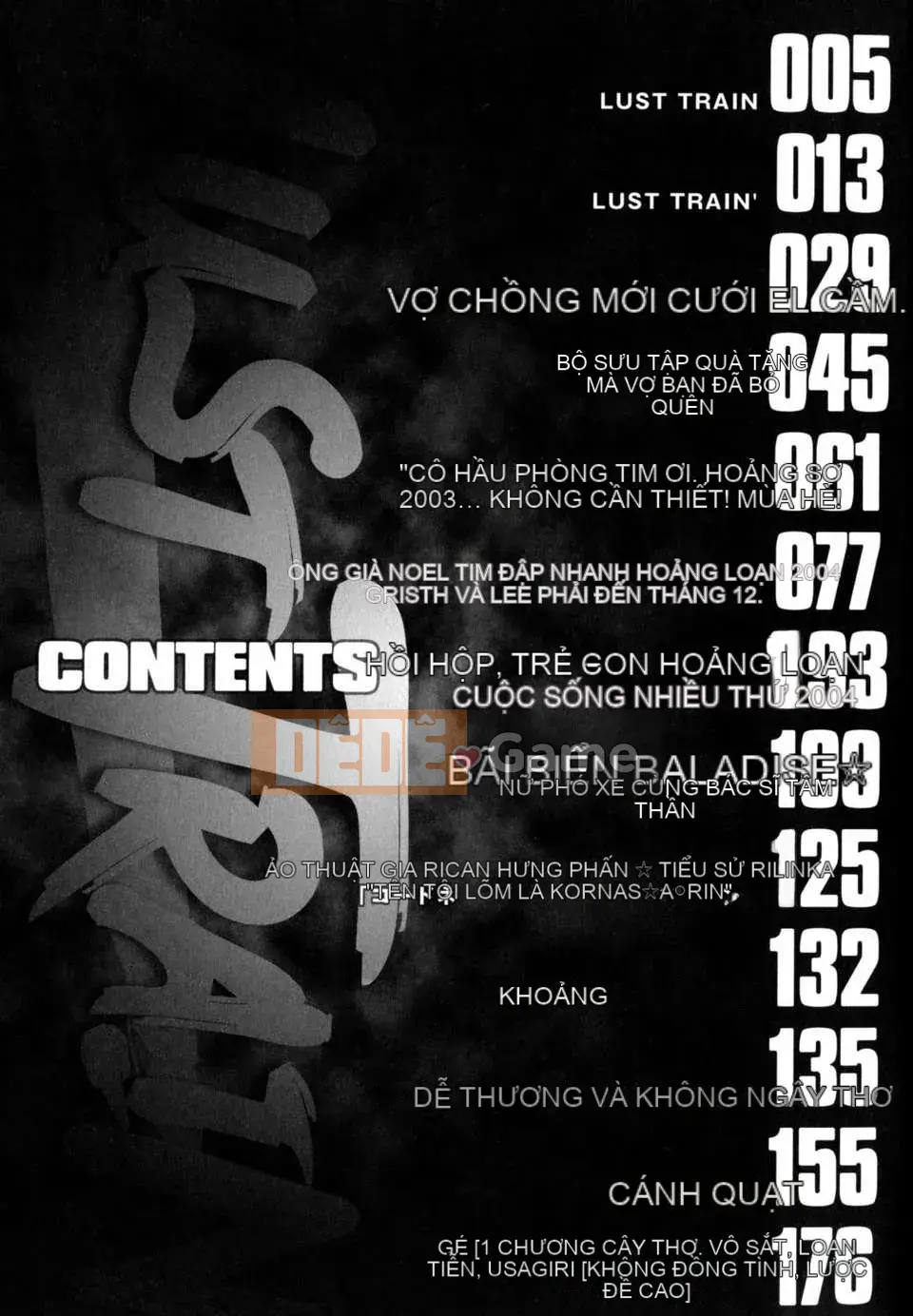 [Đế chế cá ngừ] LUST TRAIN