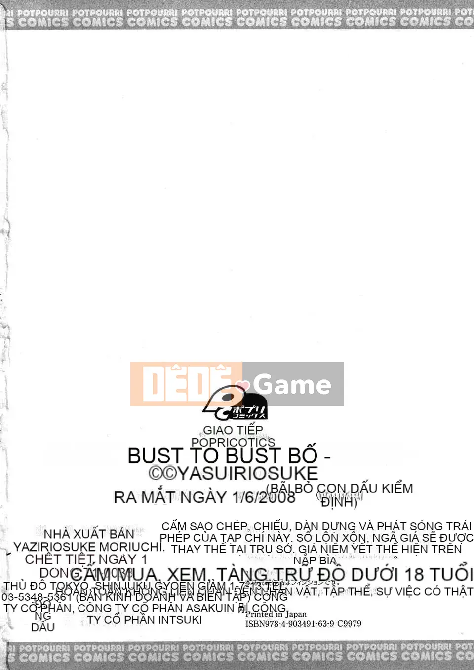 [Yasui Riosuke] VƯỢT ĐẾN VƯỢT -Chichihachichini-