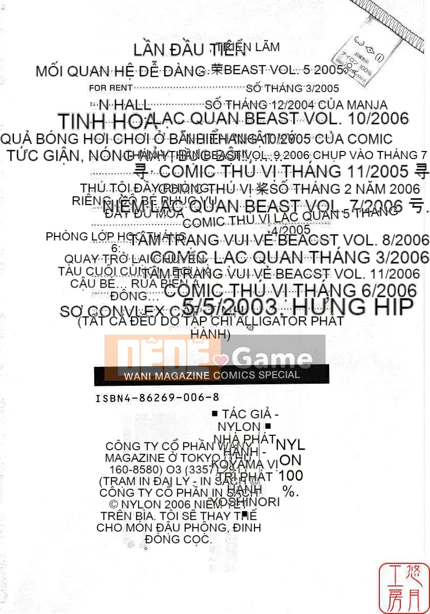 [Nylon] 100% Ni lông