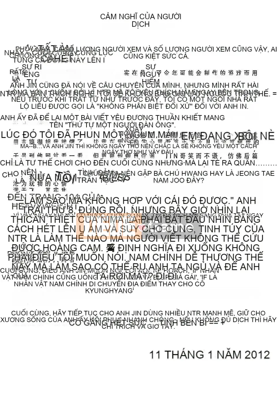 [Jin] Hoàn cảnh đàn ông trong gia đình Tachibana-san