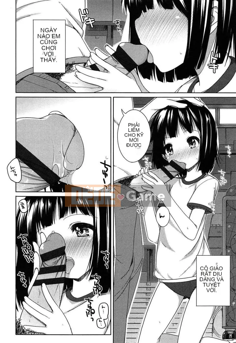 [Cô gái sói Trung Quốc] (truyện tranh người lớn) [Shoji Ayumu] Bụng nhỏ