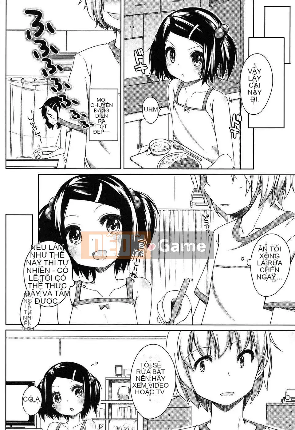 [Cô gái sói Trung Quốc] (truyện tranh người lớn) [Shoji Ayumu] Bụng nhỏ