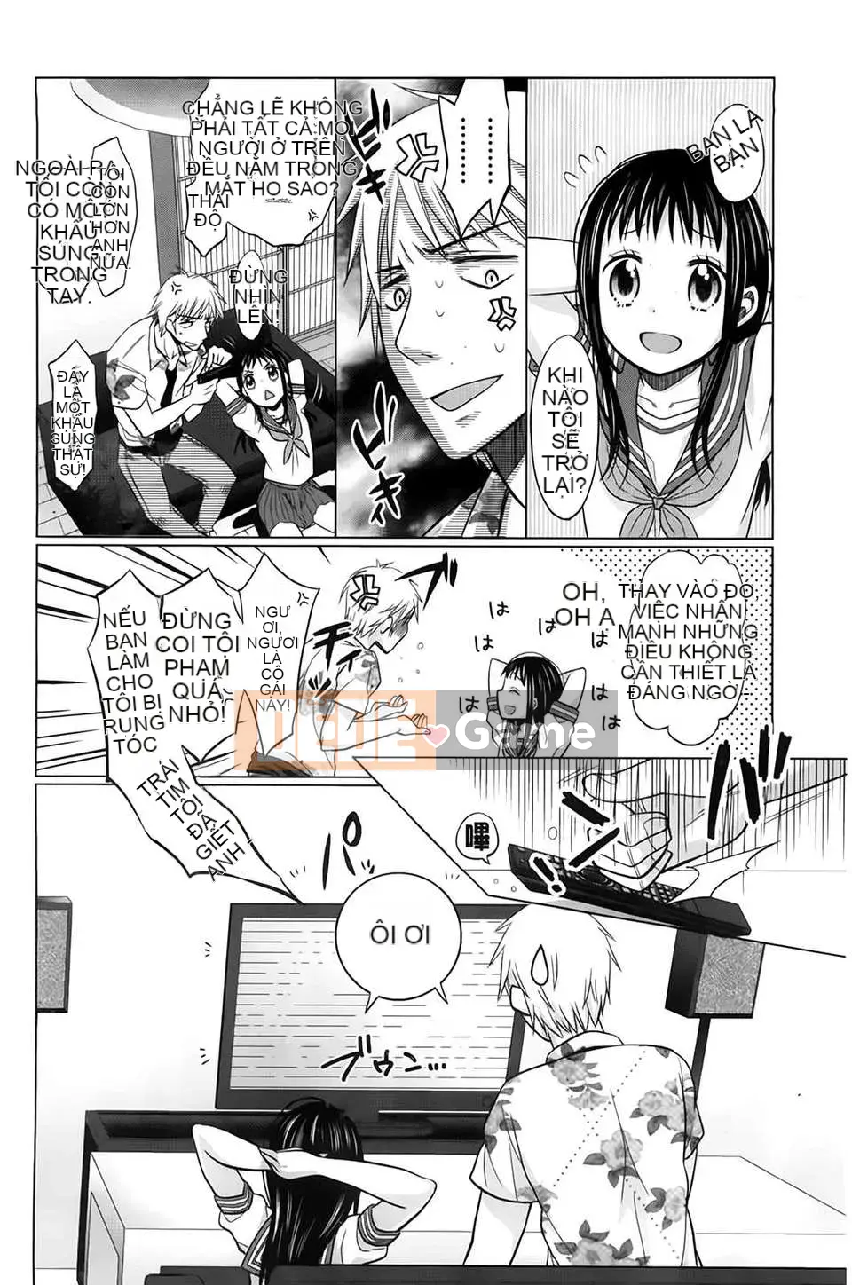[(Seijin Comic) [Dobat] Shoujo to Gang to Aoi Yoru [Bản đồ càn quét BOJJ]