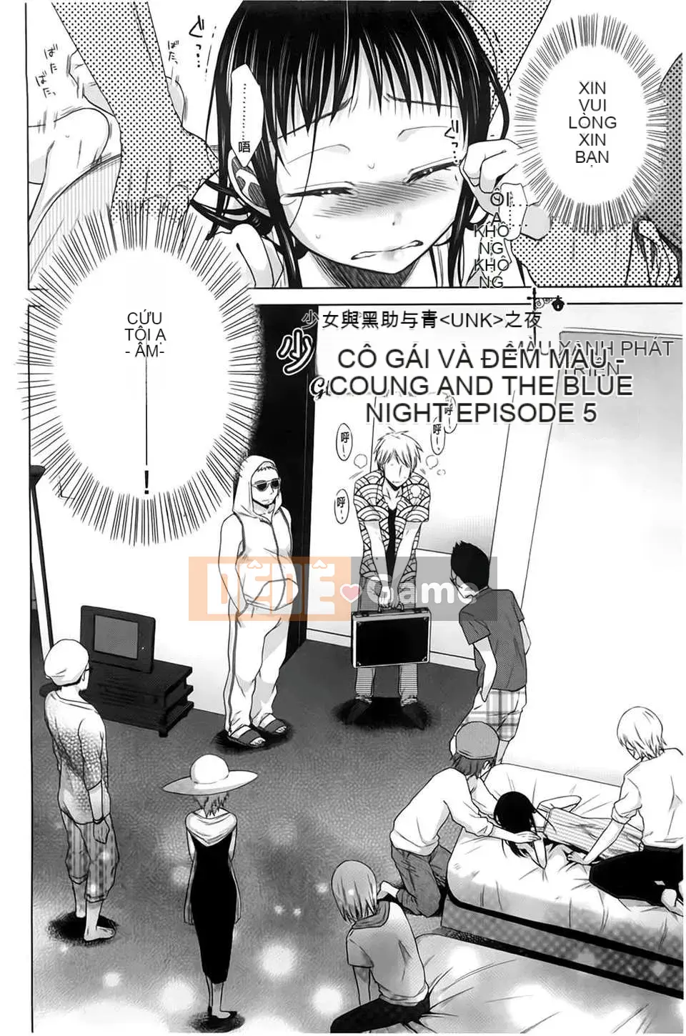 [(Seijin Comic) [Dobat] Shoujo to Gang to Aoi Yoru [Bản đồ càn quét BOJJ]