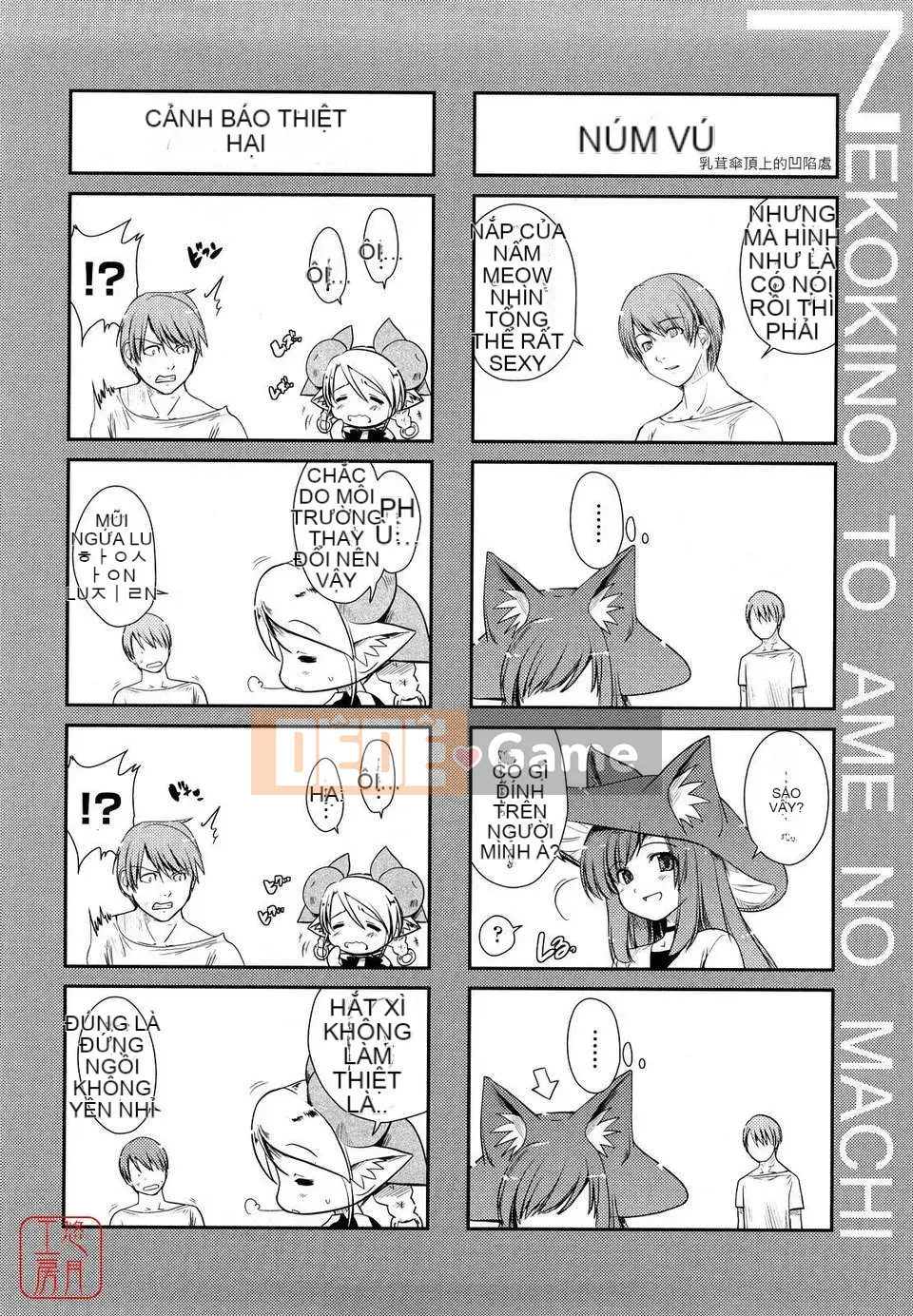 [Nibinamo Lồi] Nekokino và thị trấn mưa