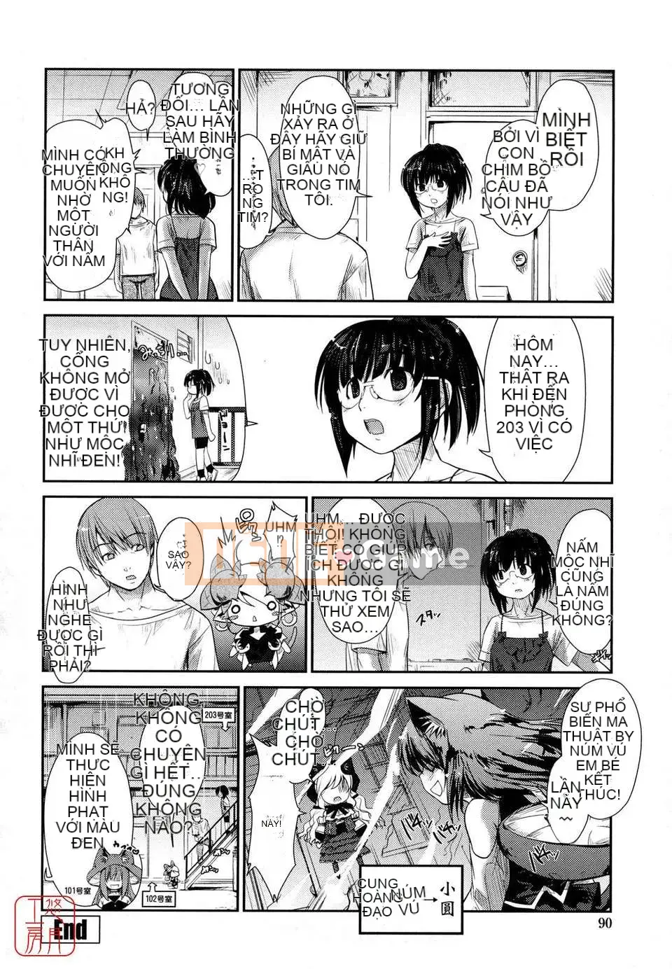 [Nibinamo Lồi] Nekokino và thị trấn mưa