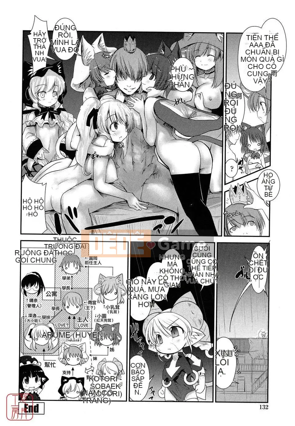 [Nibinamo Lồi] Nekokino và thị trấn mưa