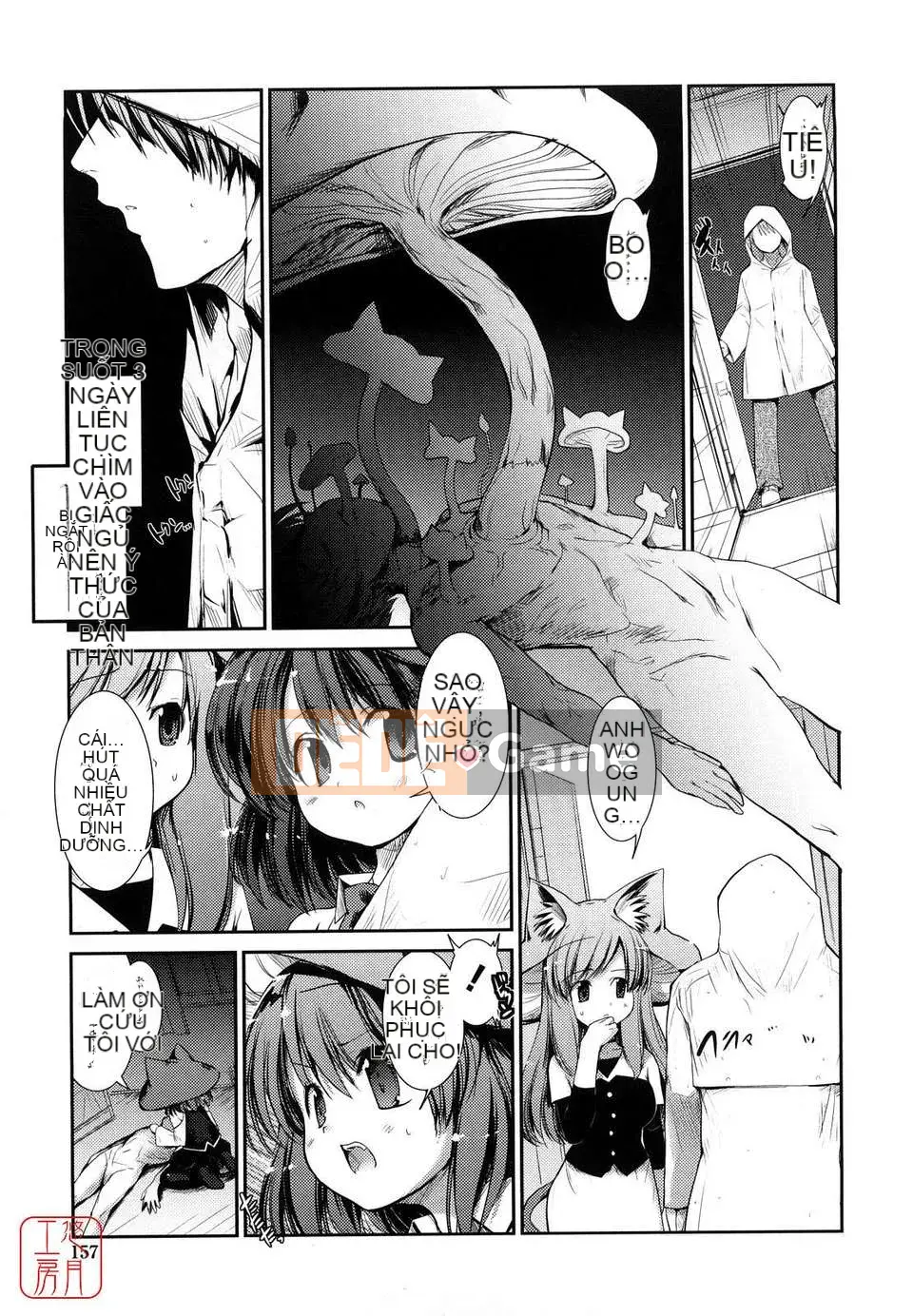 [Nibinamo Lồi] Nekokino và thị trấn mưa